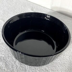 Vintage Corningware Black Round Casserole Dish